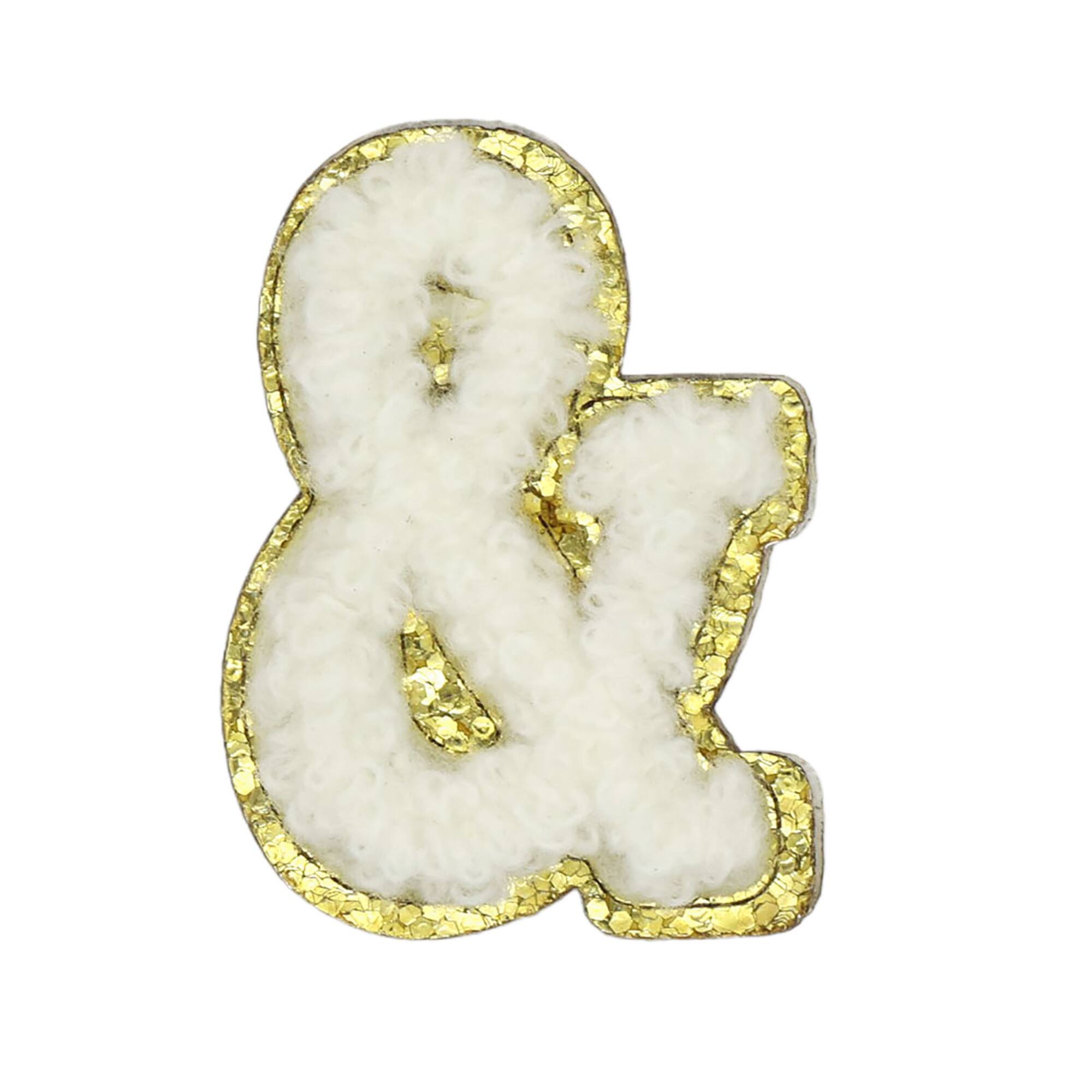 1.5" White Chenille Patch by Make Market